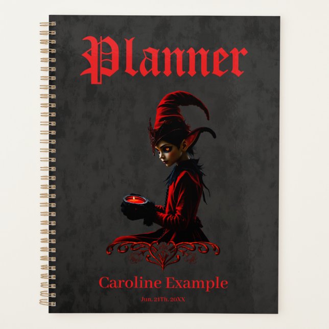 Agenda El tiempo oscuro de los navidades (Anverso)