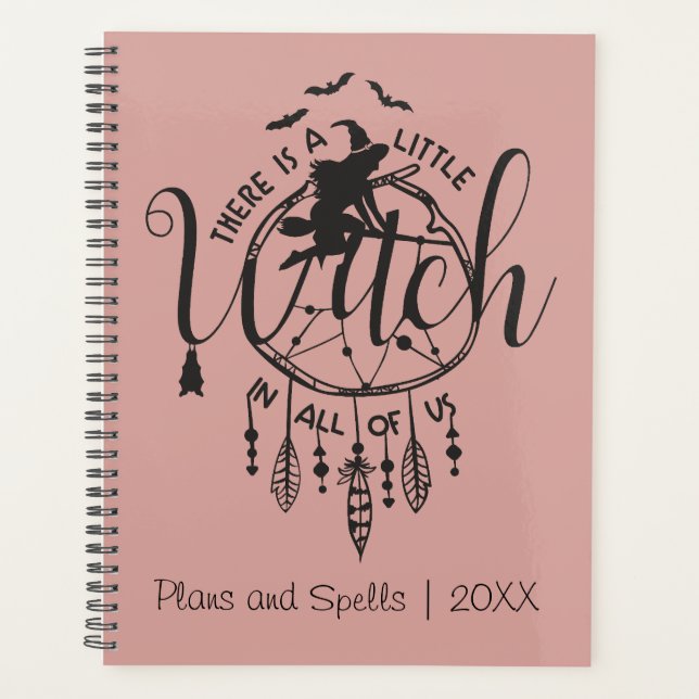 Agenda El Tote de las vibraciones boho - Pequeña Bruja en (Anverso)