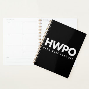 Agenda El trabajo duro da sus frutos Motivacional Año Nue