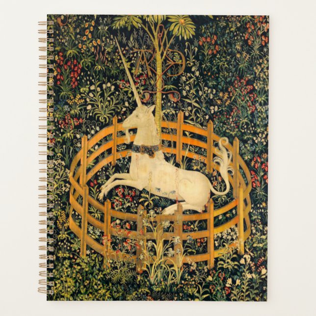 Agenda El unicornio en cautiverio (Anverso)