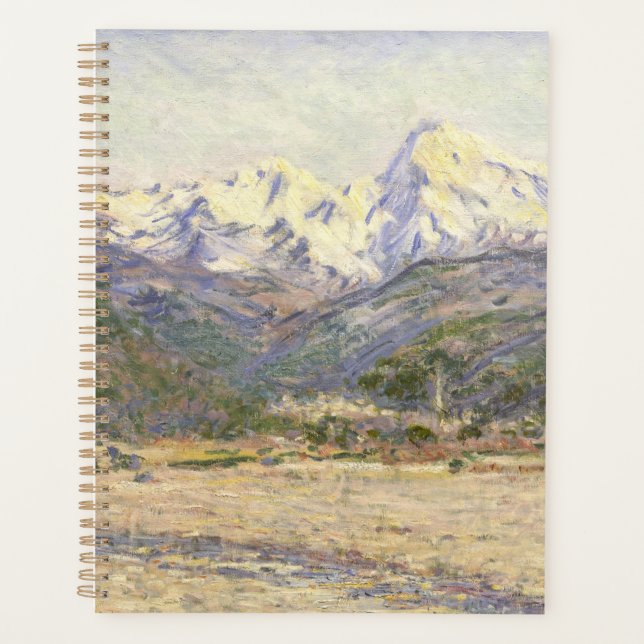 Agenda El valle de Nervia Claude Monet (Anverso)