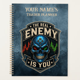 Agenda El Verdadero Enemigo Eres Tú Blue Grunge