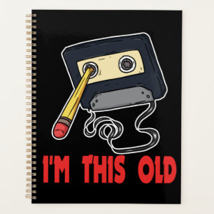 Agenda El viejo retro vintage de los años 80
