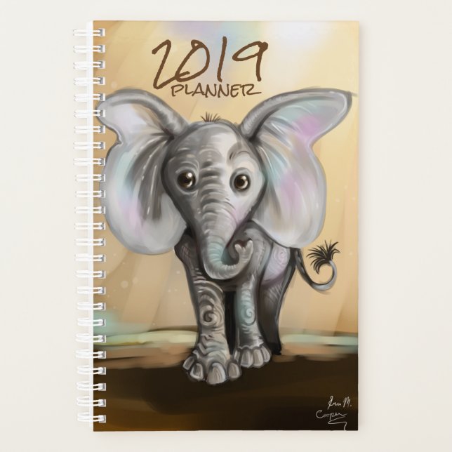 Agenda Elefante bebé (Anverso)