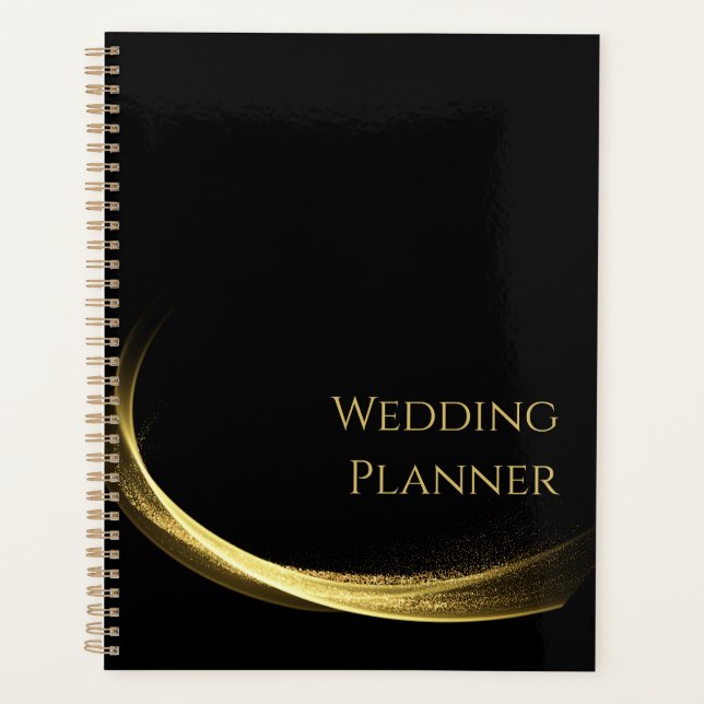 Agenda Elegancia dorada - Boda-planificador (Anverso)