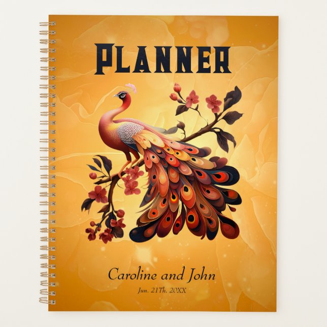 Agenda Elegancia en plumas (Anverso)