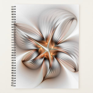 Agenda Elegancia floral modernidad Resumen arte fractal