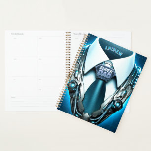Agenda Elegancia Futura - Planner de corbata en 4D para é