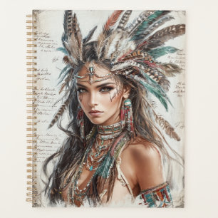 Agenda Elegancia Tribal: Mujeres y Tocados con Plumas