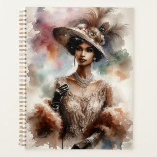 Agenda Elegancia vintage Art Deco Lady