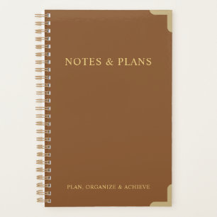 Agenda Elegant Daily Organizer para Notas y Planes
