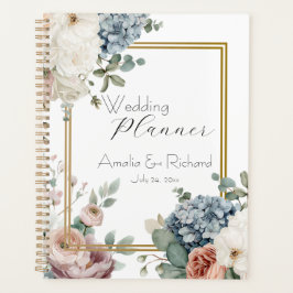 Agenda Elegant Flora Personalized Wedding Planner