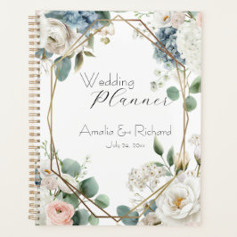 Agenda Elegant Flora Personalized Wedding Planner