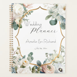 Agenda Elegant Flora Personalized Wedding Planner