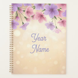 Agenda Elegant Floral Planner