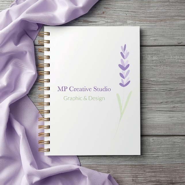 Agenda Elegant Lavender Sprig Botanical Design (Subido por el creador)