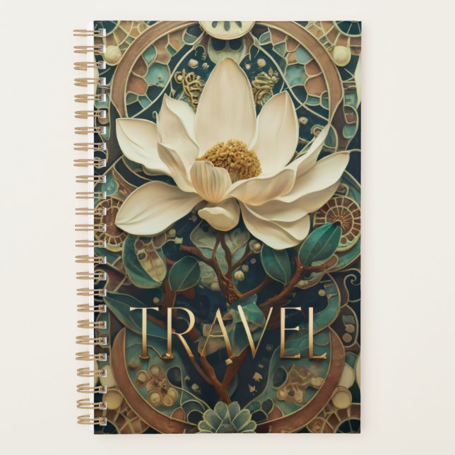 Agenda Elegant Lotus Flower Journal  (Anverso)