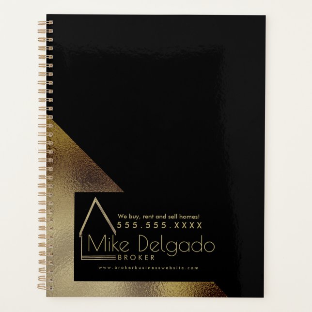 Agenda Elegant Property Manager Broker Home Business (Anverso)