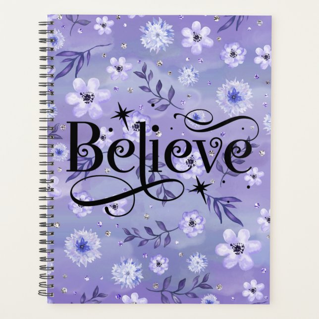 Agenda Elegant Purple Believe (Anverso)