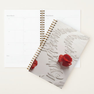 Agenda Elegant Red Blossom Path Floral Art