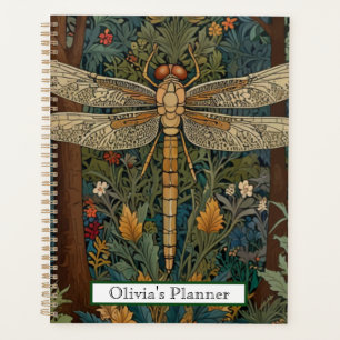 Agenda Elegante arte de libélula moda botánica de boho
