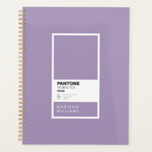 Agenda Elegante bloc de notas violeta en espiral   Person