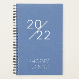 Agenda Elegante Blue Personalized 2022 Planner