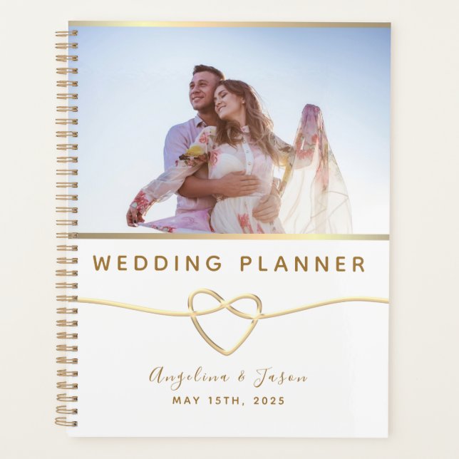Agenda Elegante Boda de Fotos (Anverso)