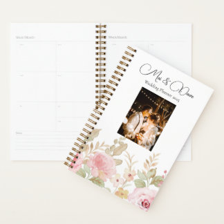Agenda Elegante Boda floral Boda personalizado