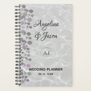 Agenda Elegante Boda Gris