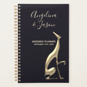 Agenda Elegante Boda Negra