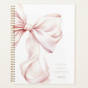 Agenda Elegante Bow Rosa