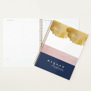 Agenda Elegante Brillo ⎢ Planner Personalizado