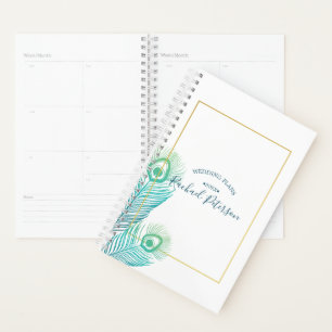 Agenda Elegante calendario de planeamiento de bodas de pa