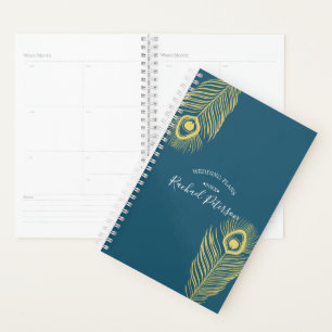 Agenda Elegante calendario de planeamiento de bodas de pa