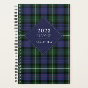 Agenda Elegante Clan Rustic Plaid 2023 MacKenzie Tartan