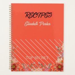 Agenda Elegante cocina floral rústica