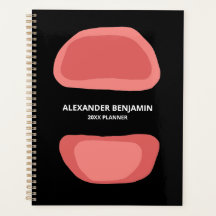 Elegante color negro moderno estilo rosa personali