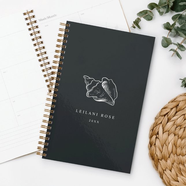 Agenda Elegante concha de plata personalizada (Subido por el creador)