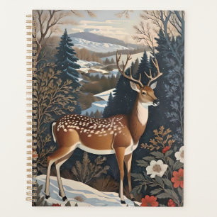 Agenda Elegante diseño de la naturaleza de los ciervos de