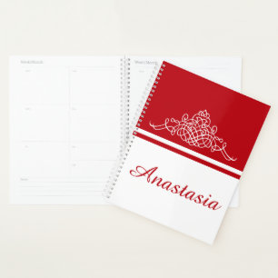 Agenda Elegante diseño floral
