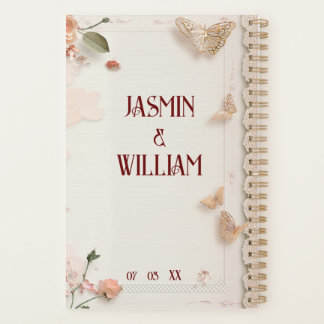 Agenda Elegante ducha de novia rosa