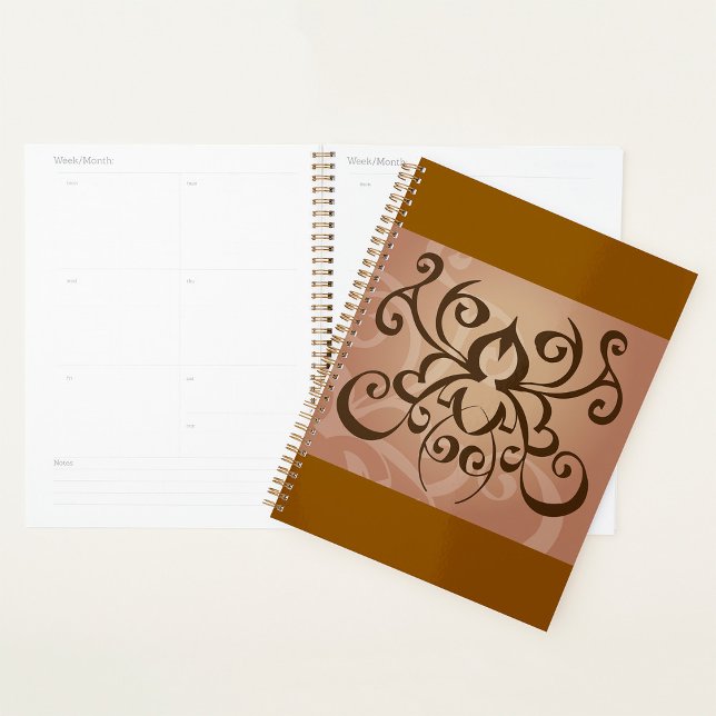 Agenda Elegante Estilo Tatuaje De Bañera Tribal (Subido por el creador)