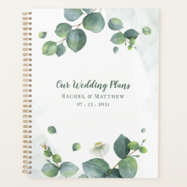 Agenda Elegante Eucalyptus Greenery Boda Botánico