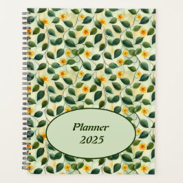 Agenda Elegante Foliage Botánico Floral Girly 2025