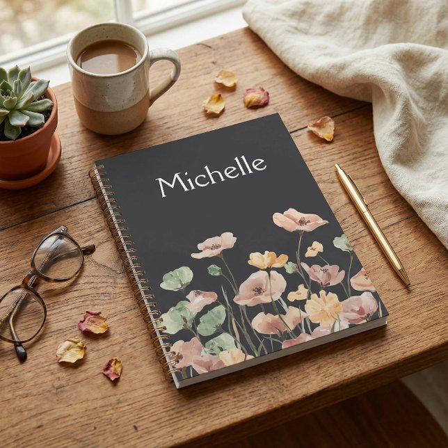 Agenda Elegante follaje rústico botánico acuarela (Subido por el creador)