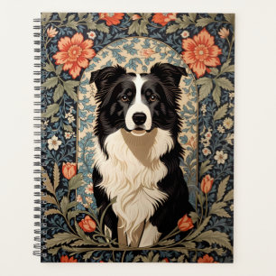 Agenda Elegante frontera inspirada por el Collie William