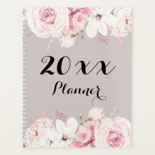 Agenda Elegante Funda dura del Planner Floral