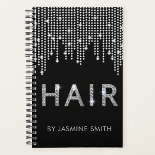 Agenda Elegante libro de citas de Moda Diamond Hair