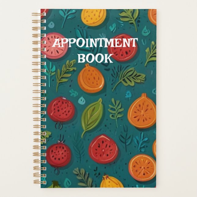 Agenda Elegante libro de citas Personalizado (Anverso)